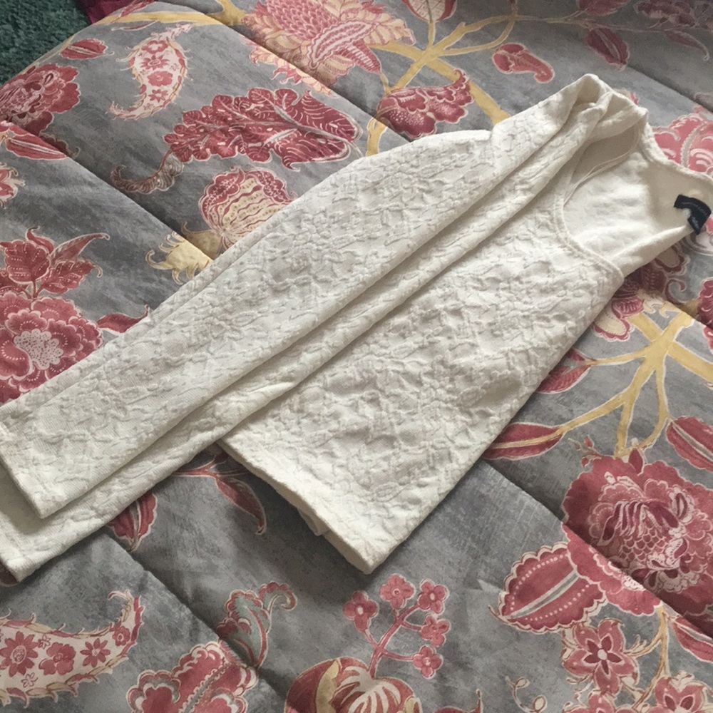 American Eagle Crop Top Long Sleeve Top